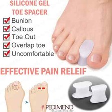 PEDIMEND™ BUNION CORRECTOR TOE SEPARATORS BIG TOE HALLUX VALGUS & HAMMER TOE