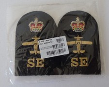 Royal Navy Chief Petty Officer Survival Equipment Collar/Trade Badges - RN FAA