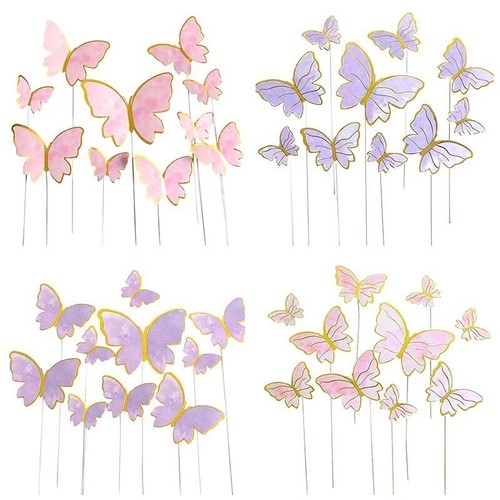 Butterfly cake toppers - 20,