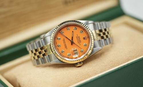 Gents steel gold rolex - gents,