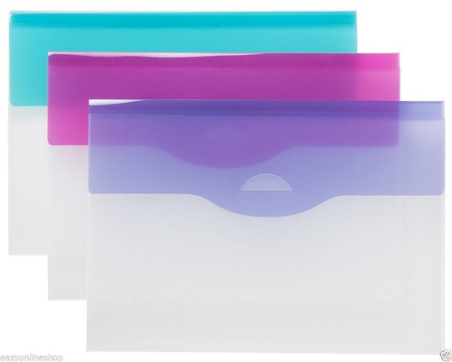 Clear coloured slim box - a4, clear/coloured