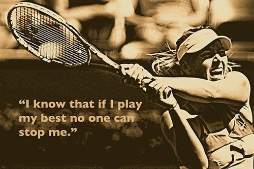 Photo quote poster tennis - quote,
