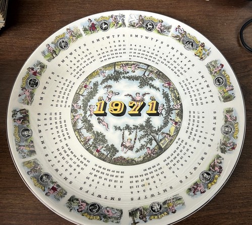 1971 wedgwood calendar - 1971,