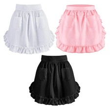 Waist Apron Ruffle Half Apron