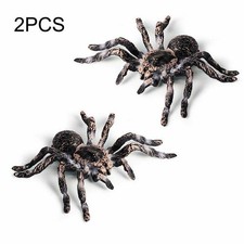 2PCS Fake Rubber Spider