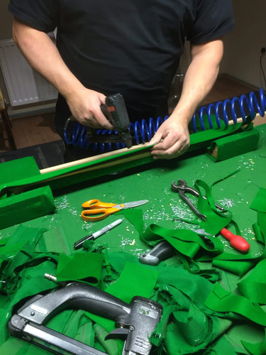 Pool table cushion rail - pool,