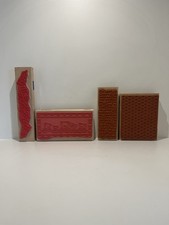 NEW Wood Mounted Rubber Stamps