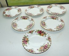 Royal Albert China Old Country Roses 6 x Side Plates 16cm 1st Quality