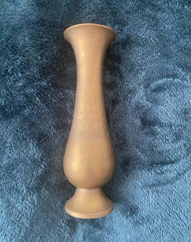 Small trumpet shaped brass bud - small,