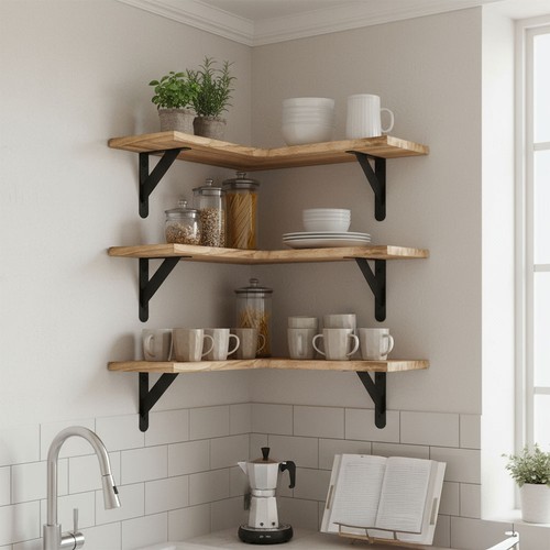 5pcs floating wall shelves - 3/4/5pcs,