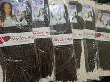 5x Dread Curls Faux Locs 100%