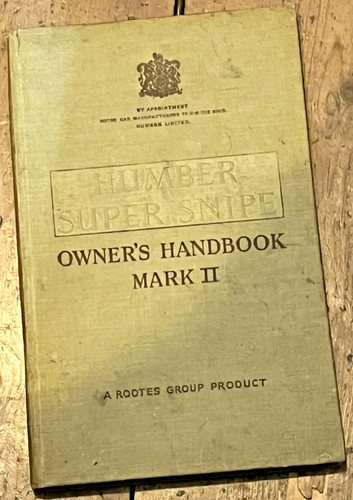 Vintage 1949 humber - vintage, super