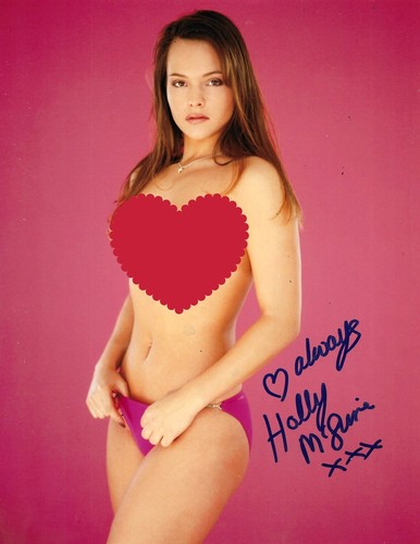 Holly mcguire signed 10x8 - mcguire,