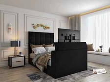 Plush Velvet Upholstered TV
