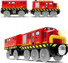 Traction Train Battery Operated Locomotive For Thomas Brio Wooden Track Kid Toys