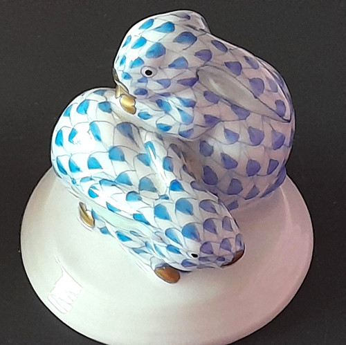 Herend rabbit porcelain - rabbit, -porcelain