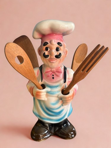 Rare vintage ceramic chef - rare,