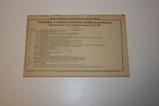 Timetable - London Country