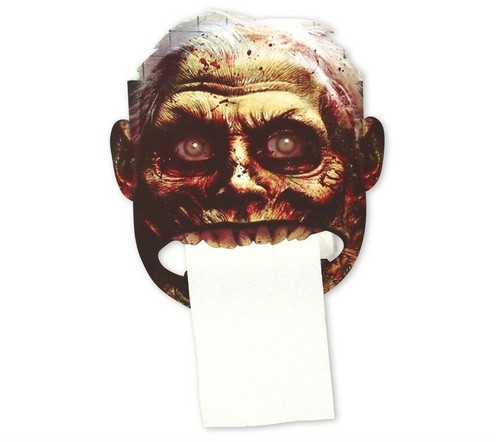 Zombie toilet paper - paper, roll