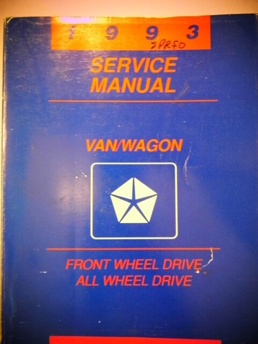 1993 chrysler van wagon - van/wagon, front