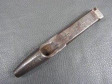 Vintage no 28 saddlers oval hole punch old leather working tool E O & Co