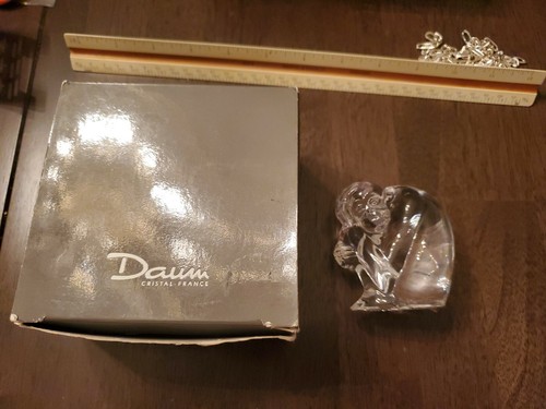 Vintage daum clear crystal - daum,