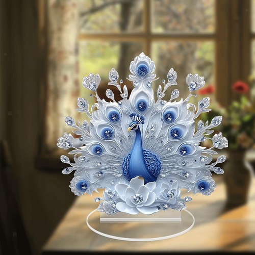 Peacock decor holiday - peacock,