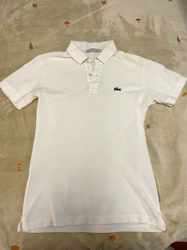 Lacoste slim fit white - fit, piqué