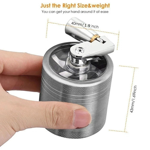 Metal herb spice grinder - herb,