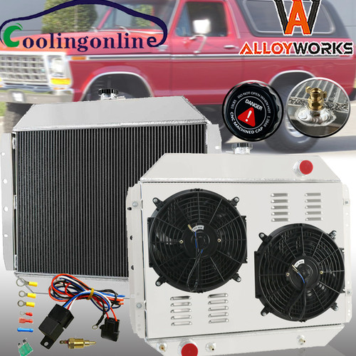 Row radiator shroud fan - 3, fits