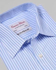 Men's Formal Shirt Blue White
