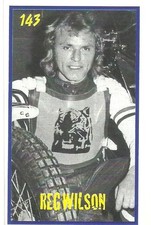 Reg Wilson - SHEFFIELD TIGERS - Speedway Card/Picture