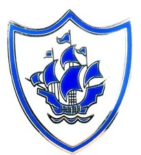 CLASSIC BLUE PETER ENAMEL PIN