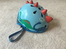 micro kids Dino helmet for bikes and scooters, small size 48-54 cm