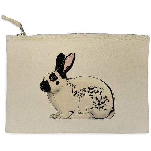 English spot rabbit canvas - 'english, rabbit'