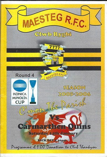 Maesteg carmarthen quins - maesteg v carmarthen,
