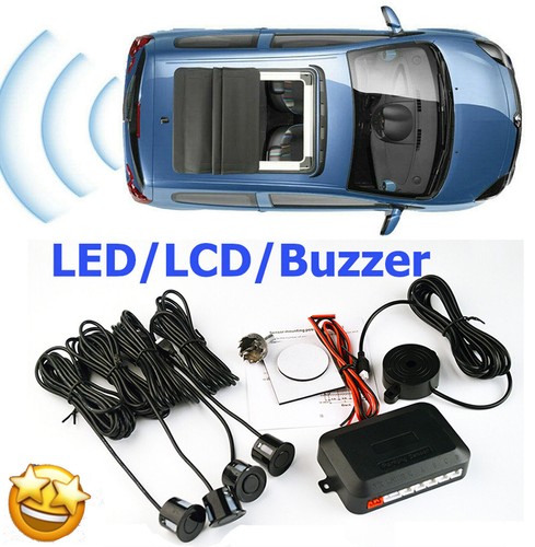 Black parking sensors car - sensors,