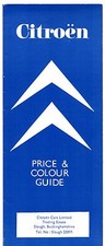 Citroen Prices Colour & Trim