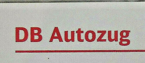 Original train signs large - train,