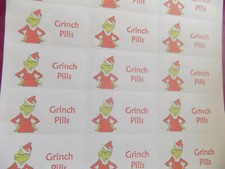21 x Grinch pills stickers