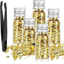 5Pcs Edible Gold Leaf, Edible