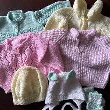 Baby Girls Hand Knitted