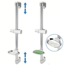 Shower Riser Rail Kit Chrome
