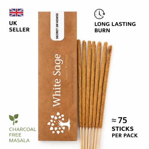 White sage incense sticks 100g - sage,