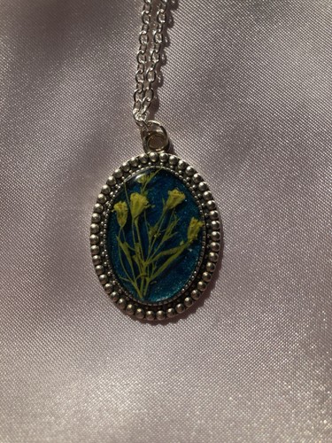Real yellow flowers teal - real,