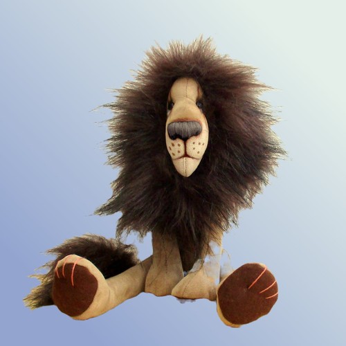 Charlie soft toy lion - , sewing