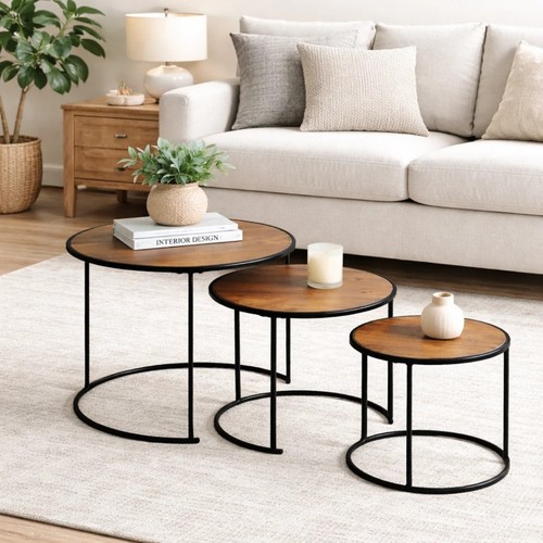 Set round table oak - set, of