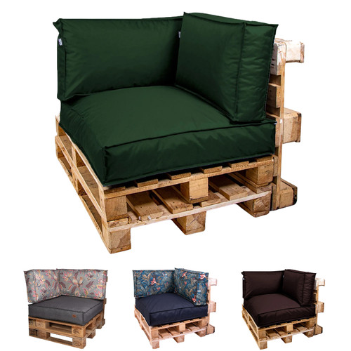 Garden corner pallet sofa - corner,