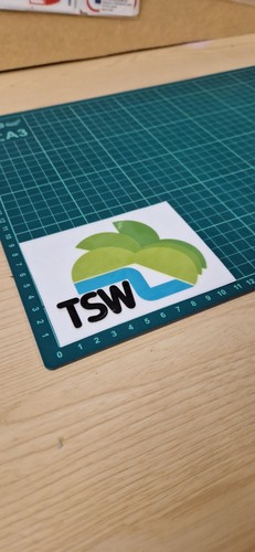 Tsw 70s 80s sticker decal - sticker,