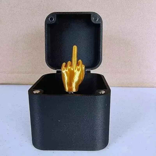 Middle finger box - middle, in
